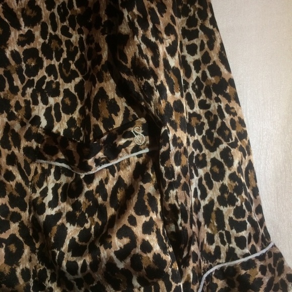Victoria’s Secret Cheetah Pajama Shirt - Picture 2 of 3